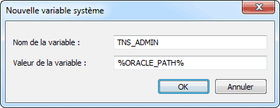 Nouvelle Variable Système