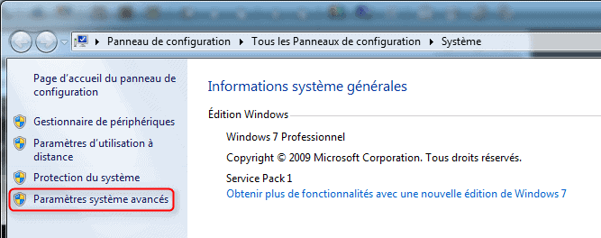 Informations Système Générales