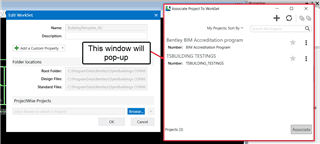 Problème de l'option "Parcourir" avec ProjectWise dans BeCAD.