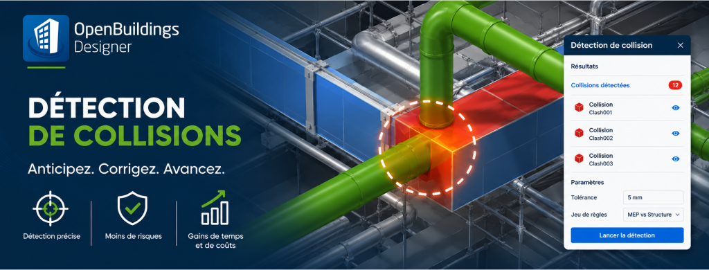 OpenBuildings Designer - Détection de collisions