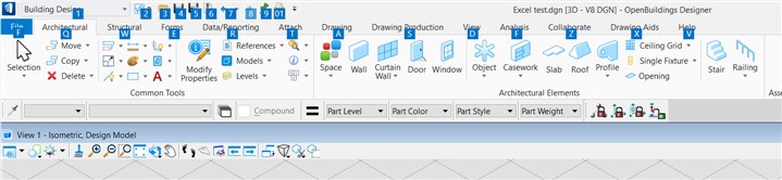 Accéder aux outils de la barre du ruban à l'aide des raccourcis clavier T&A OpenBuildings  Accéder aux outils de la barre du ruban à l'aide des raccourcis clavier