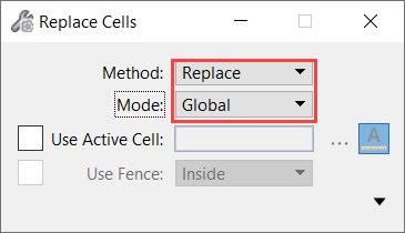 Le moyen le plus simple de remplacer les cellules T&A OpenBuildings  Le moyen le plus simple de remplacer les cellules
