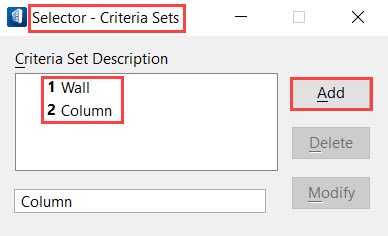 Sélection d'éléments en fonction de leurs critères DataGroup via l'outil Sélectionner par attributs T&A OpenBuildings  Sélection d'éléments en fonction de leurs critères DataGroup via l'outil Sélectionner par attributs
