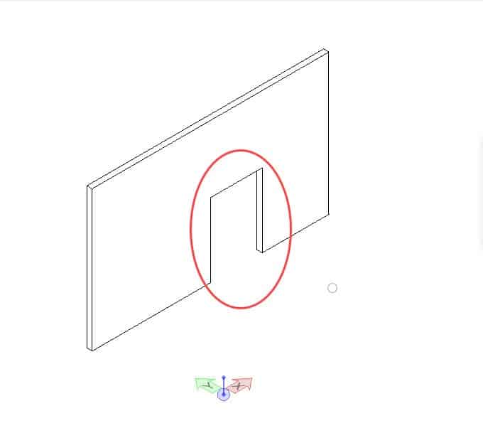 Création d'une ouverture dans un solide à l'aide de l'outil Perforateurs T&A OpenBuildings  Création d'une ouverture dans un solide à l'aide de l'outil Perforateurs