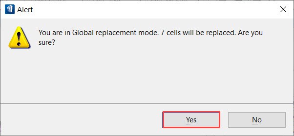 Le moyen le plus simple de remplacer les cellules T&A OpenBuildings  Le moyen le plus simple de remplacer les cellules