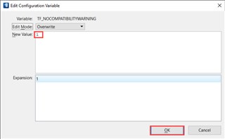 T&A OpenBuildings  Désactivation de la boîte de dialogue de la fenêtre de rétrocompatibilité dans OpenBuildings Designer