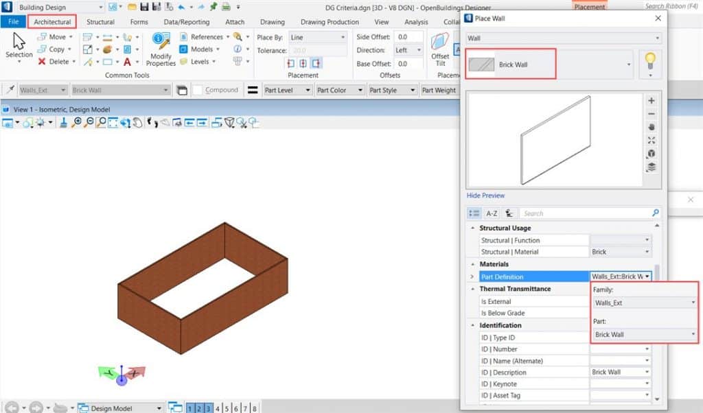Sélection d'éléments en fonction de leurs critères DataGroup via l'outil Sélectionner par attributs T&A OpenBuildings  Sélection d'éléments en fonction de leurs critères DataGroup via l'outil Sélectionner par attributs