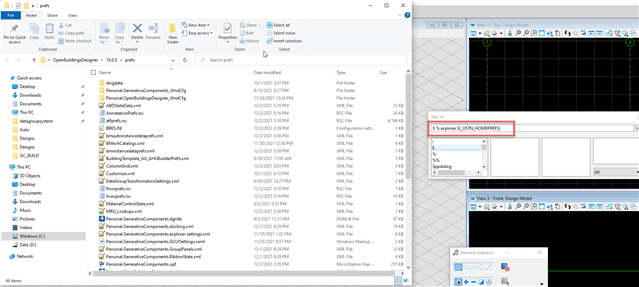 Impossible de localiser le dossier Prefs pour OpenBuildings Designer T&A OpenBuildings  Impossible de localiser le dossier Prefs pour OpenBuildings Designer